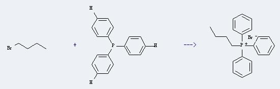n-Butyltriphenylphosphonium bromide can be prepared by 1-bromo-butane and triphenylphosphane